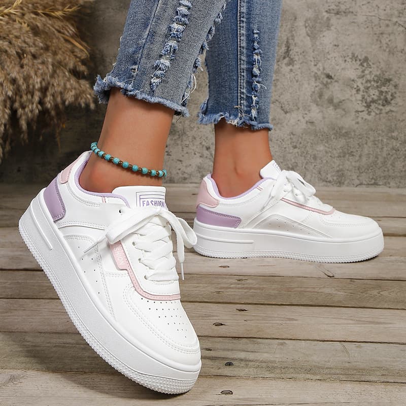 Womens Fashionable Casual Breathable Non-slip Sneakers