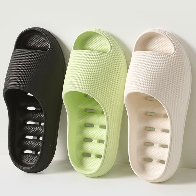 Indoor Slippers - Soft Sole Non-Slip Bathroom Slide Sandals For Home Shower And Casual Wear