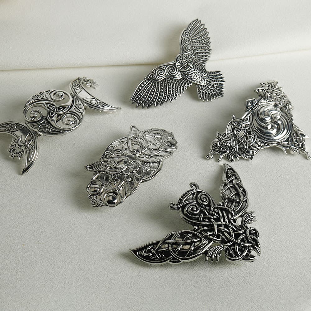 Butterfly Hair Accessory Hair Clip Crescent Headpiece