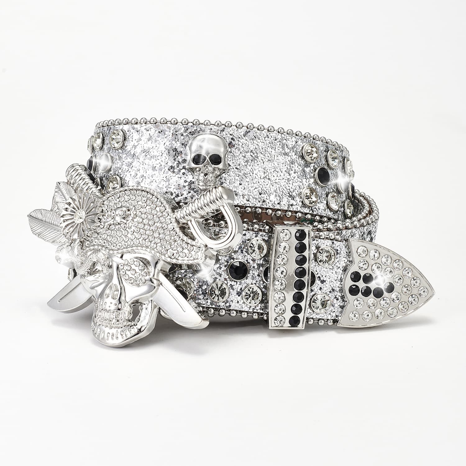 Punk Pirate Rhinestone Punk Fashion Belt