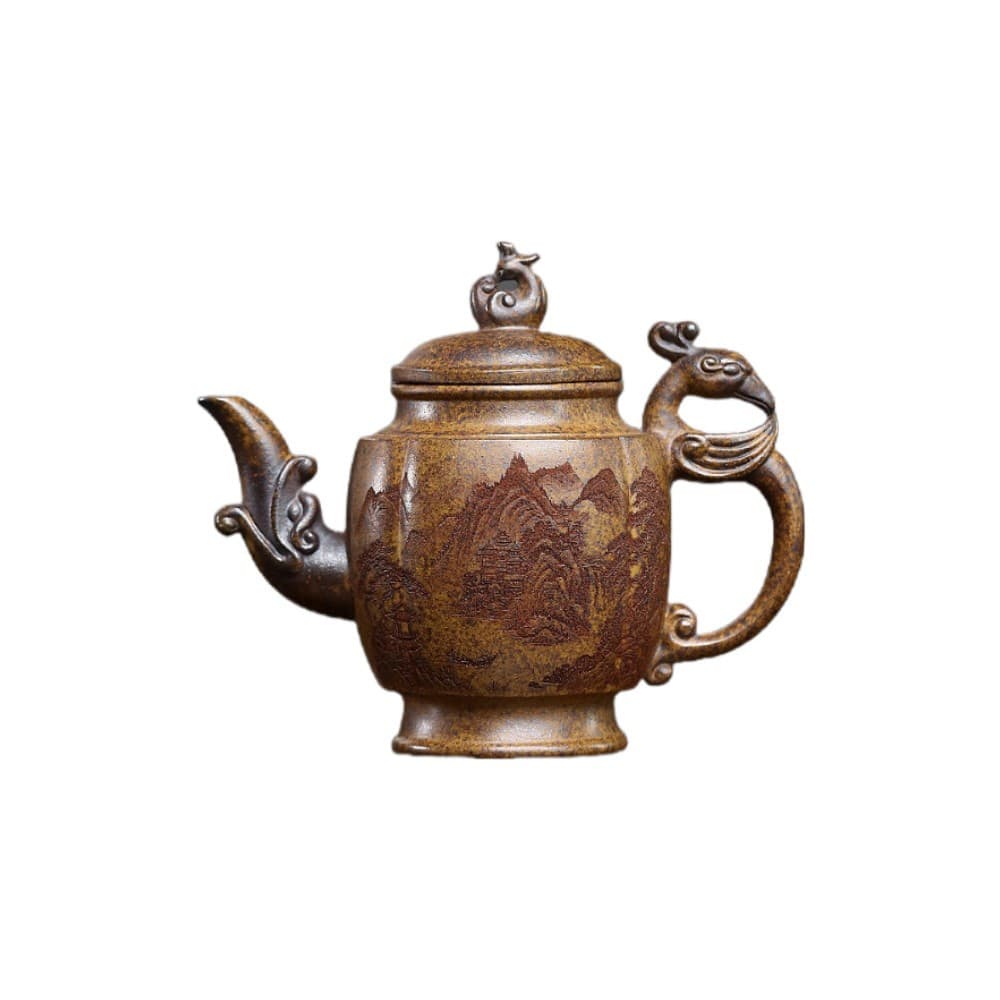 Zisha Teapot Made From Raw Ore Fired At High Temperature Made Of Duan Clay