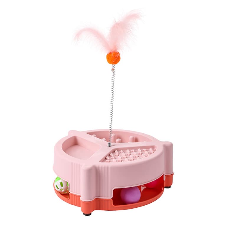 Toy Self-entertainment Boredom-busting Interactive Toy Slow-feeding Bowl For Cats