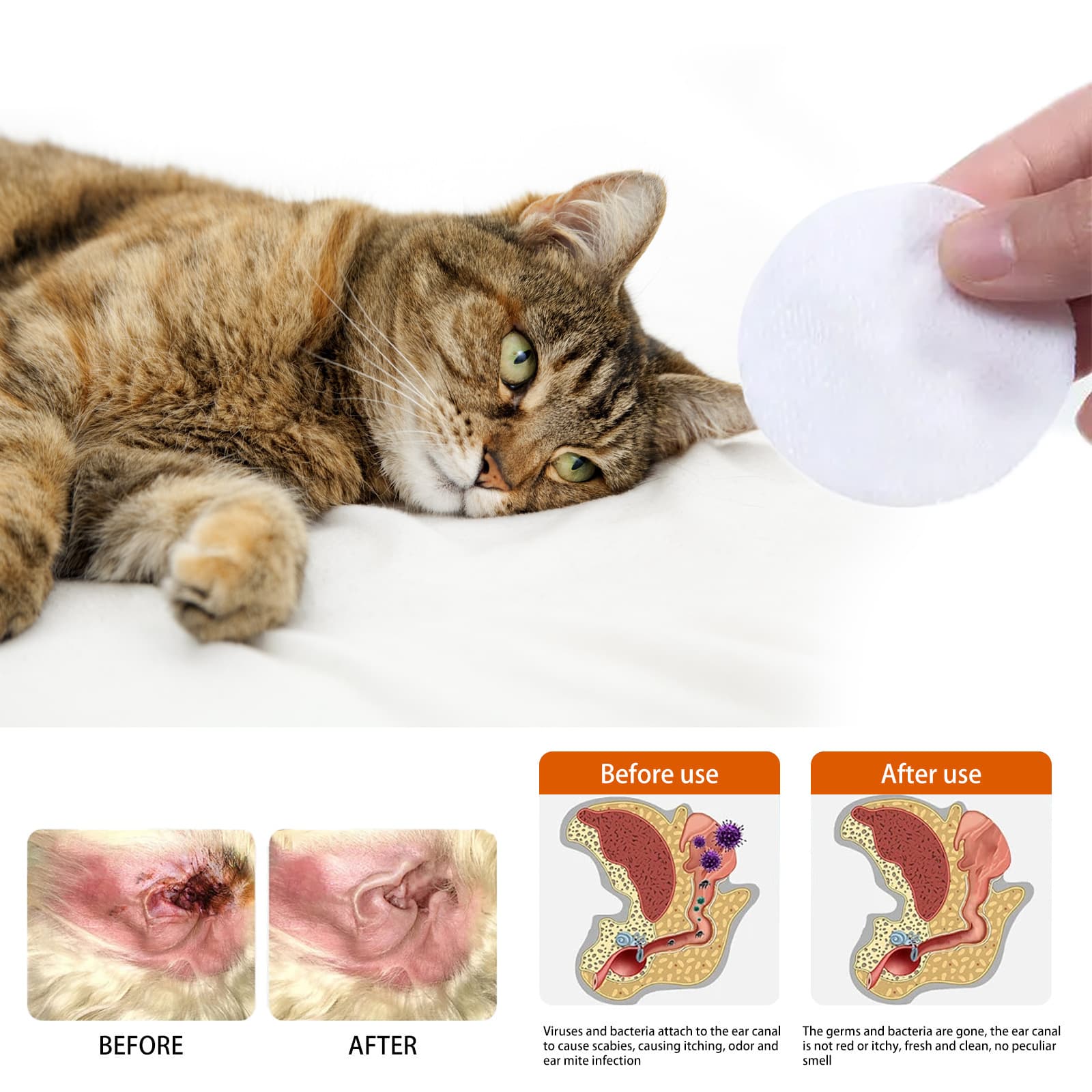 Gentle Nourishing Cleaning Wipes For Pets