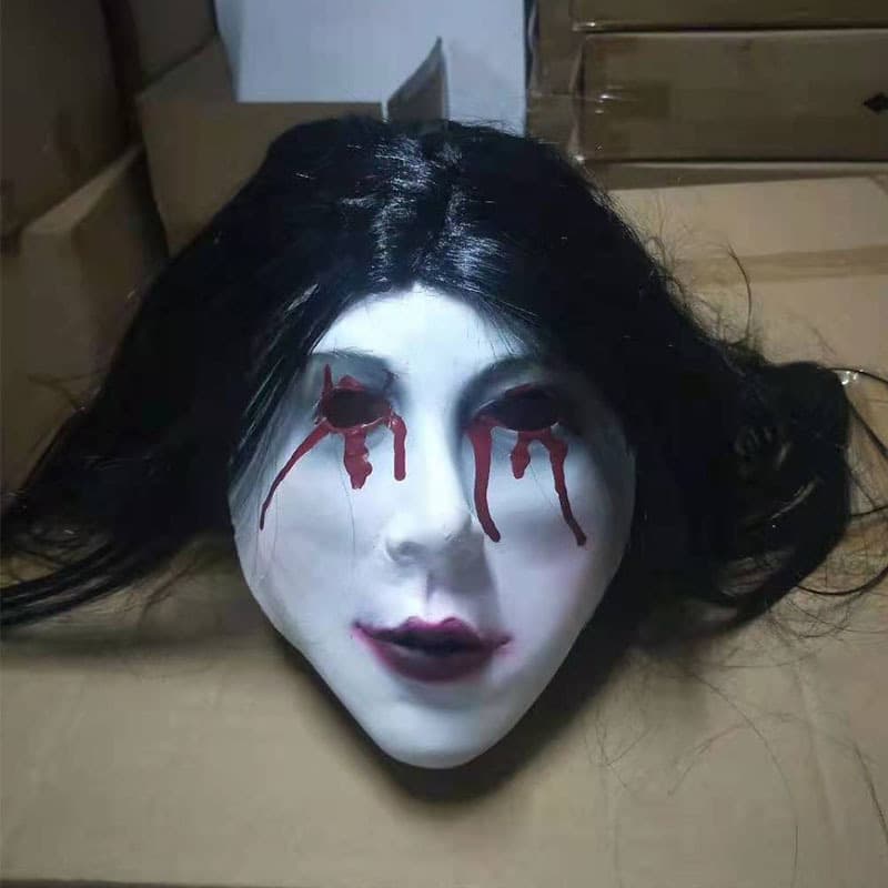 Scary Props Haunted House Escape Room Costume Headgear Mask