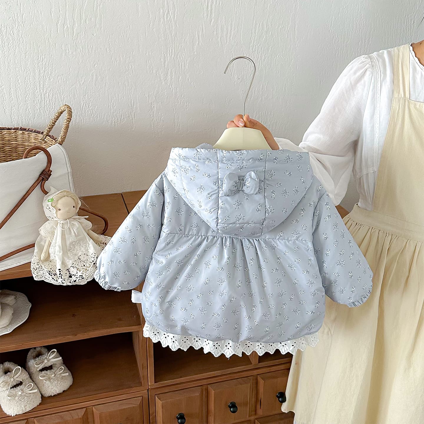 Lightweight Down Jacket For Baby Girls