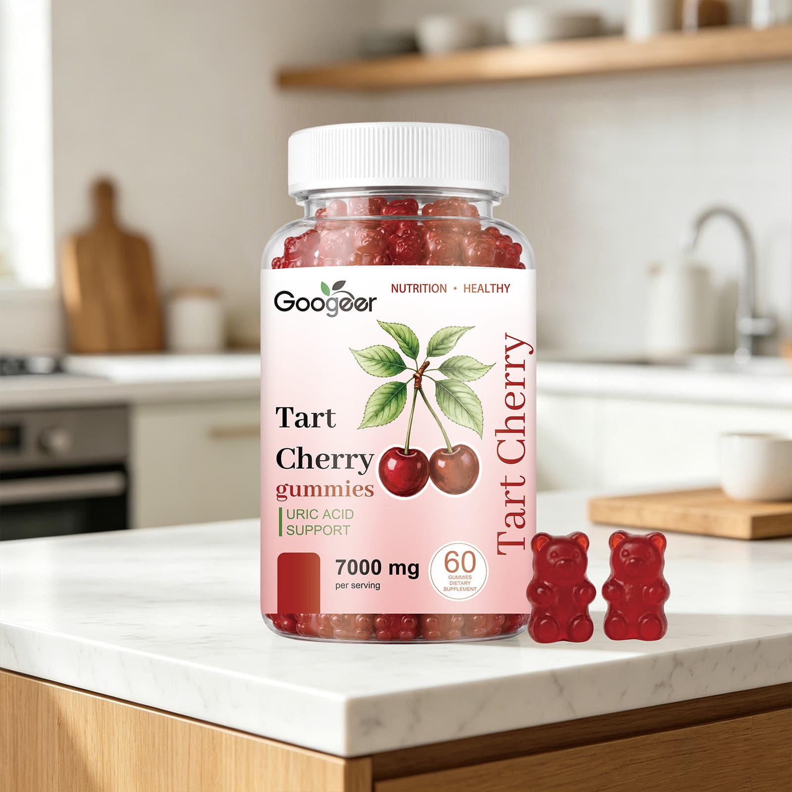 Googeer Sour Cherry Maintenance Support Soft Candy