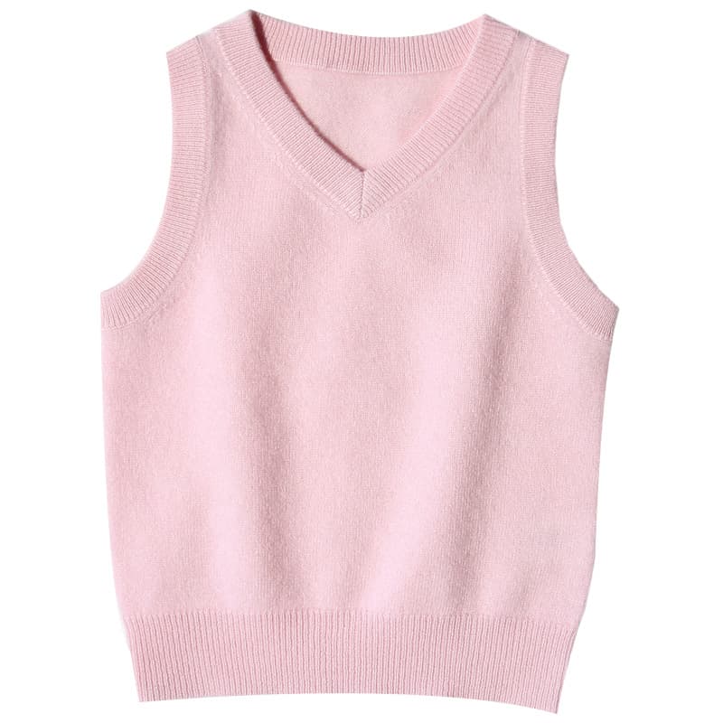 Boys' Casual Sleeveless Cashmere Vest