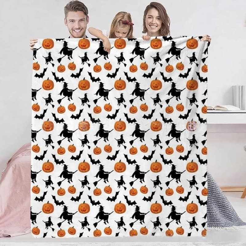 Halloween Flannel Printed Blanket