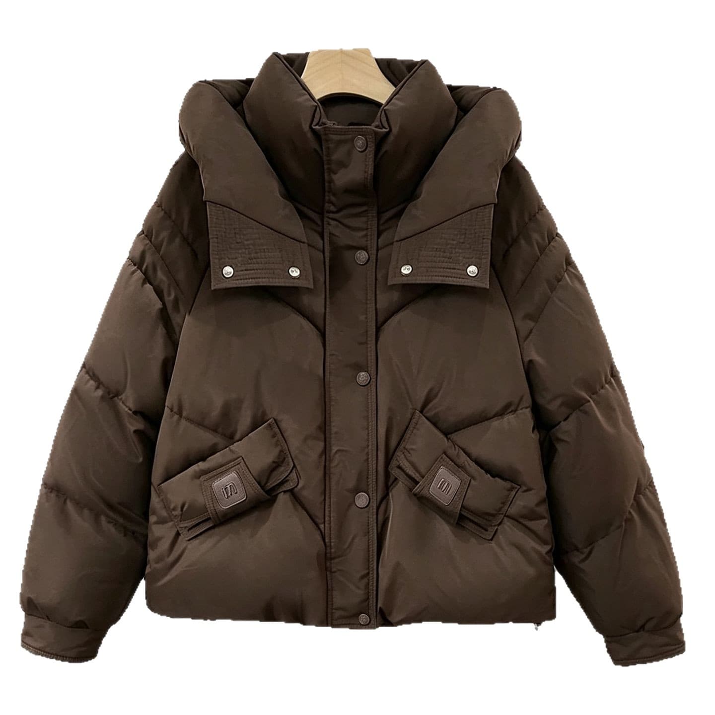 Thickened Loose-fitting Warm Hooded Cotton-padded Coat