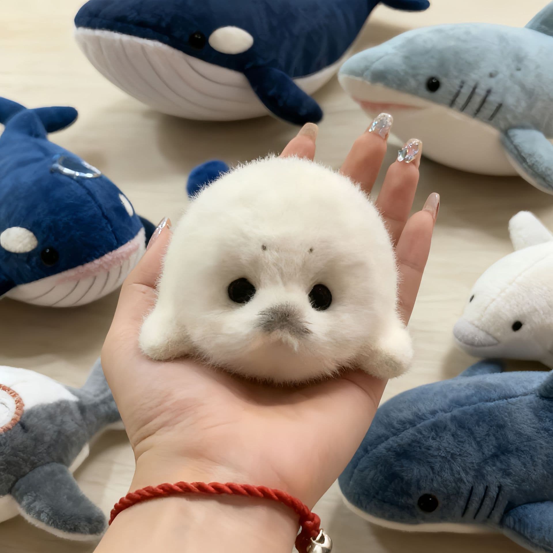 Cute Plush Seal Baby Seal Doll Keychain