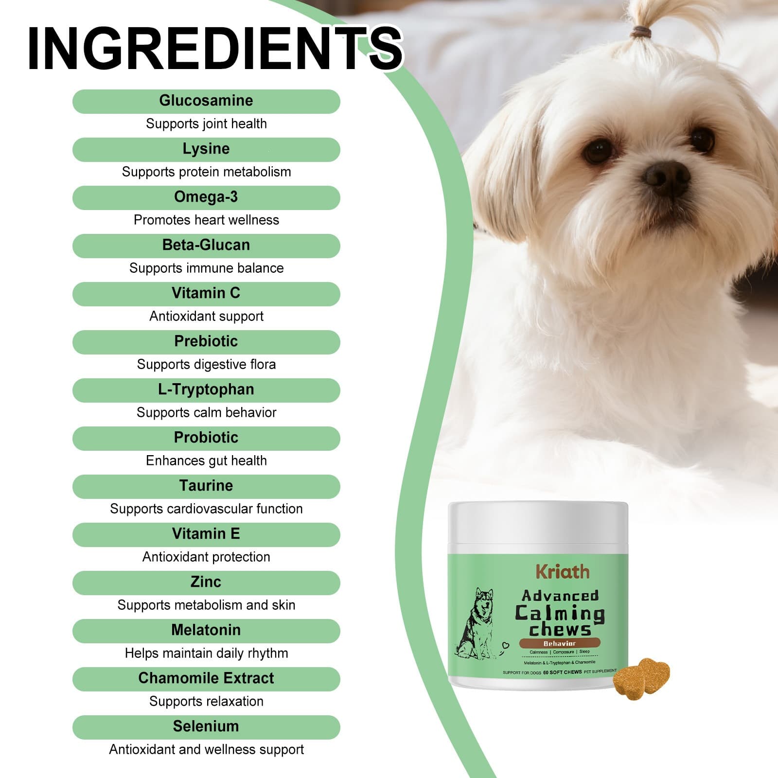 Dog Nutritional Chewing Tablets