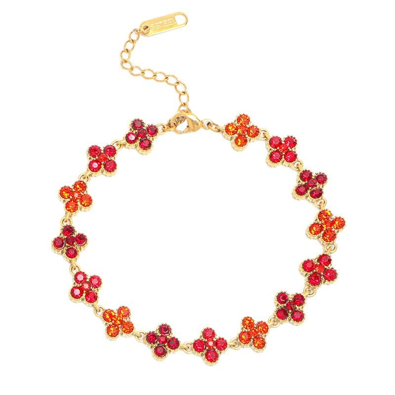 New Womens Exquisite And Luxurious Full-diamond Necklace