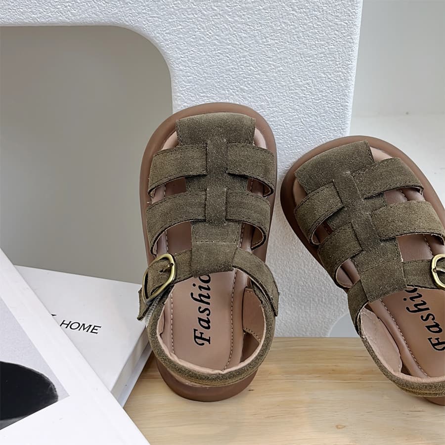 Korean-style Woven Beach Shoes For Baby Boys And Girls Toddlers And Infants