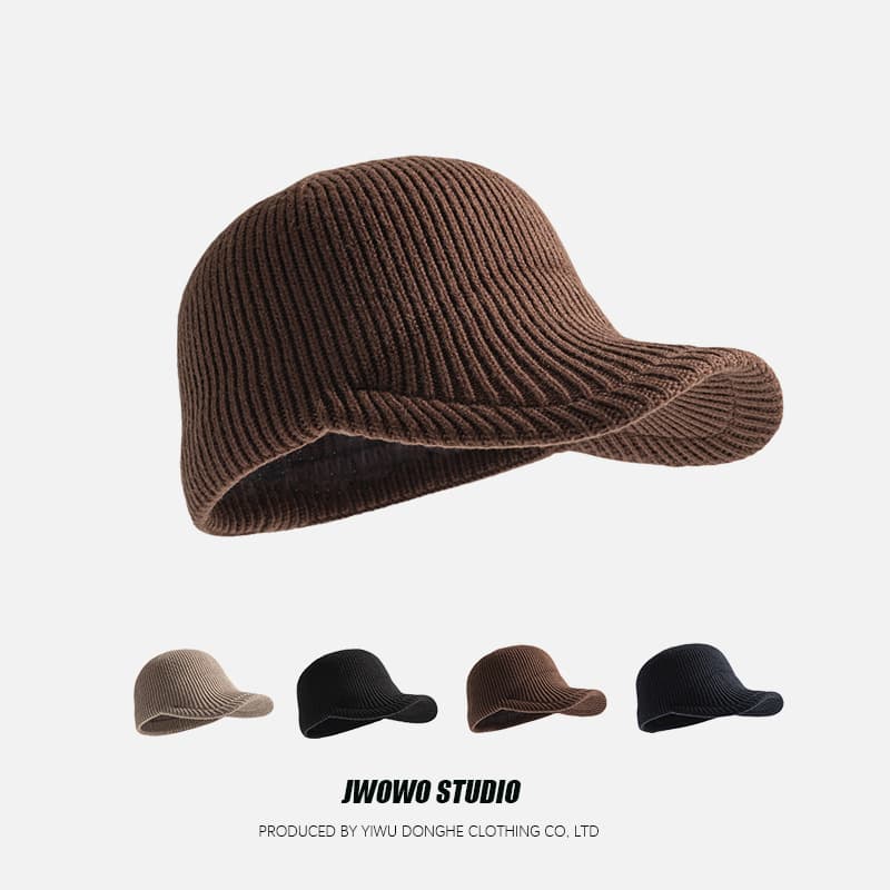 Men's Warm Knitted Equestrian Hat