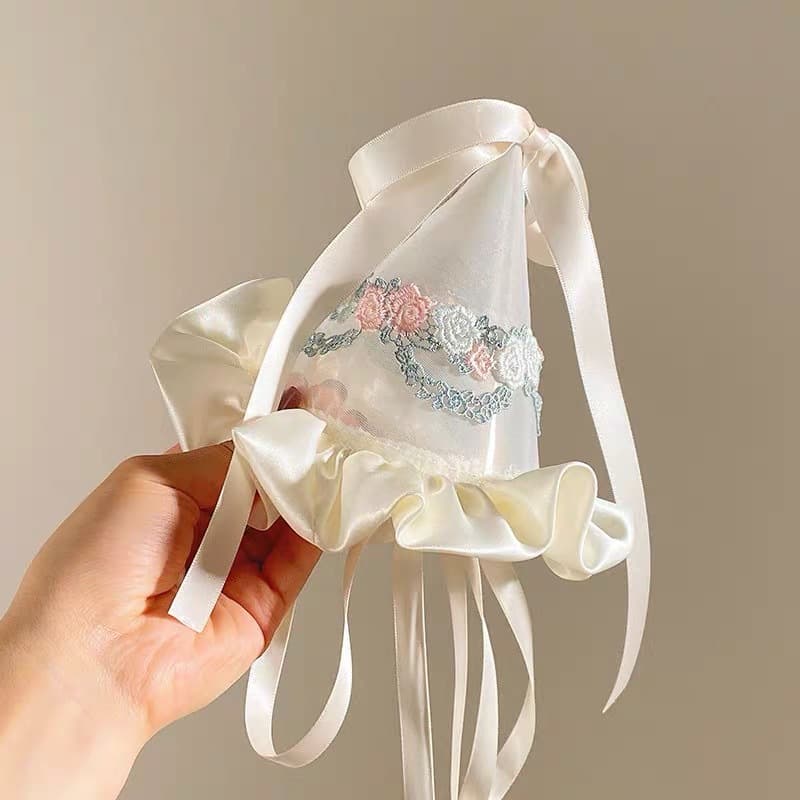 Cherry Cake Style Lace Hair Clip