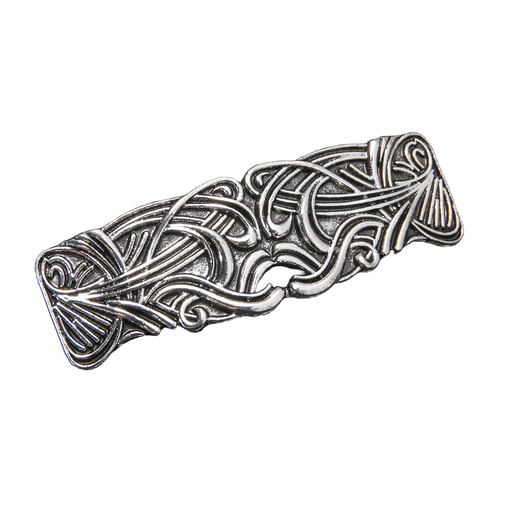 Retro Metal Royal Abstract Striped Hair Clip Headpiece Ponytail Clip