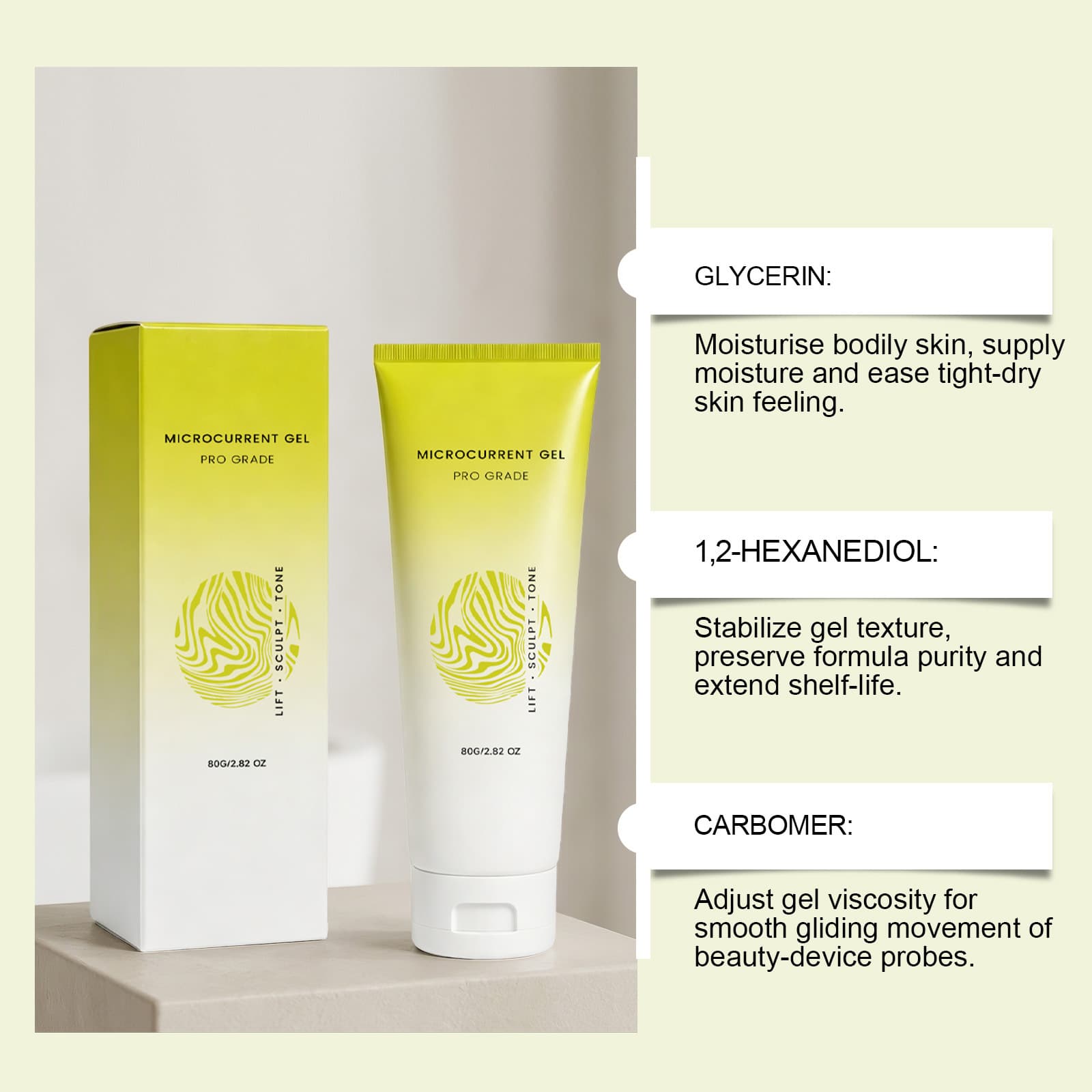 Gentle Moisturizing Massage Gel For Body Skin Care