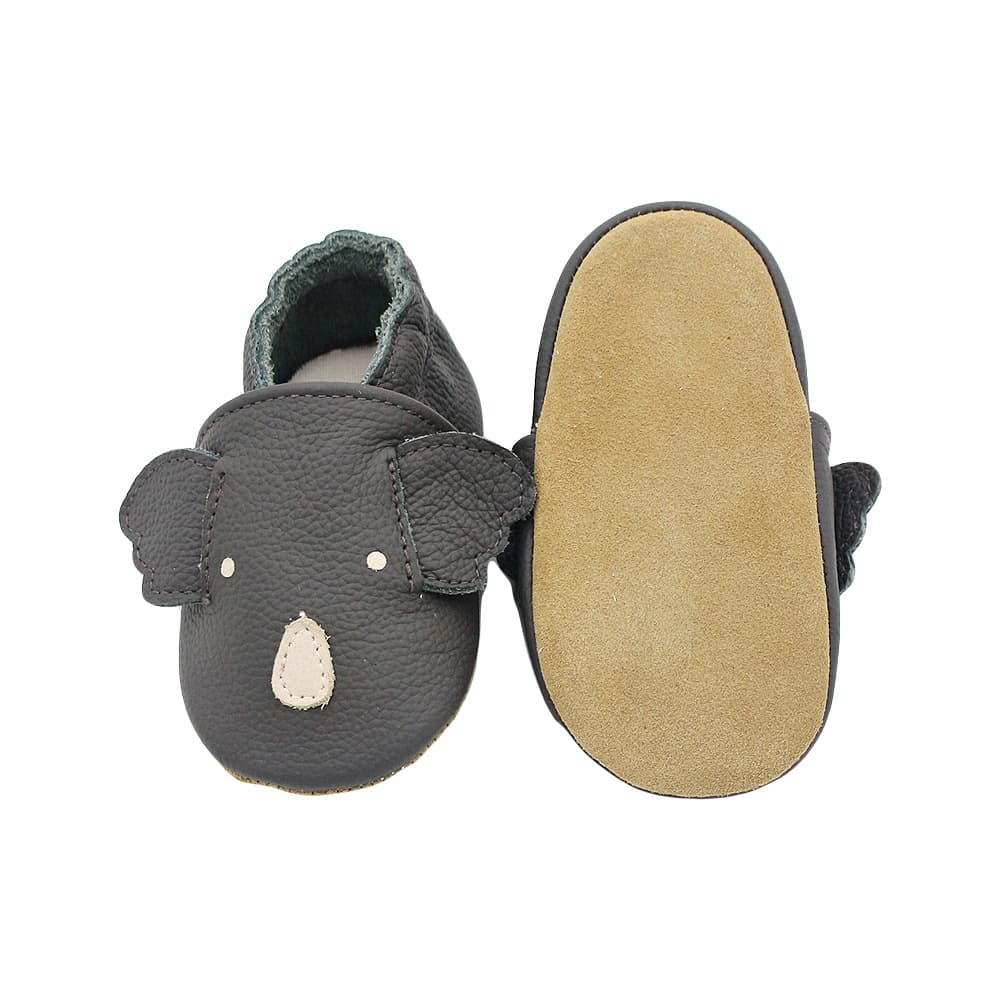 Premium Full-grain Leather Toddler Walking Shoes