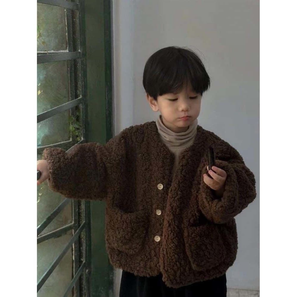 Winter One-piece Fleece Double-sided Fleece Clothing, Warm Cotton-padded Coat
