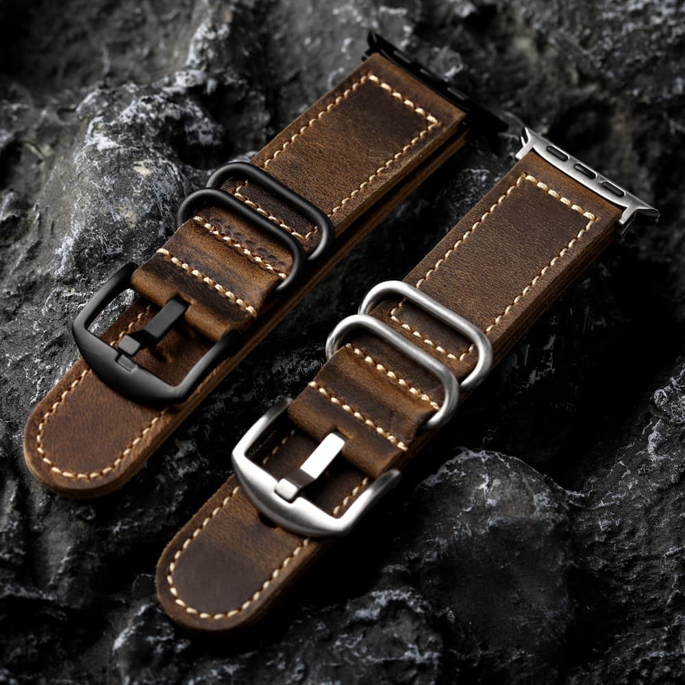 High-end Leather Watch Strap Full-grain Cowhide