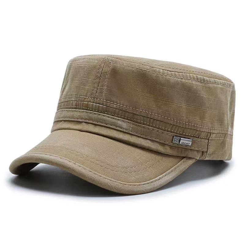 Mens All-Season Outdoor Casual Flat-Brim Hat