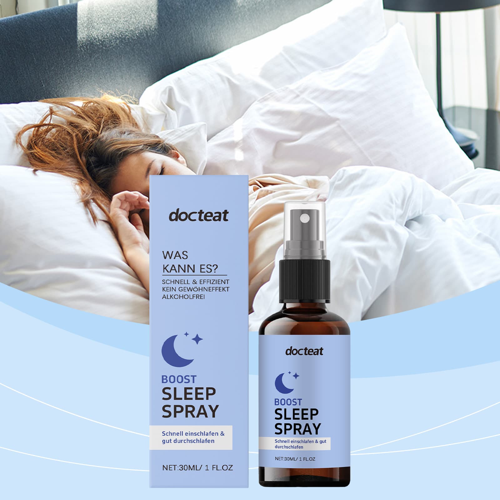 Gentle Care Before Bed Comfortable Sleeping Plant Melatonin Spray
