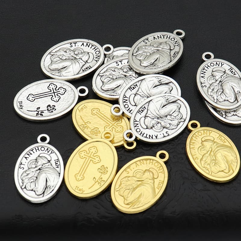 Personalized Vintage Rosary Pendant Accessory