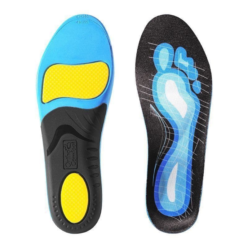 Military Training Shock-absorbing Men's Sweat-absorbent Insoles For Flat Feet