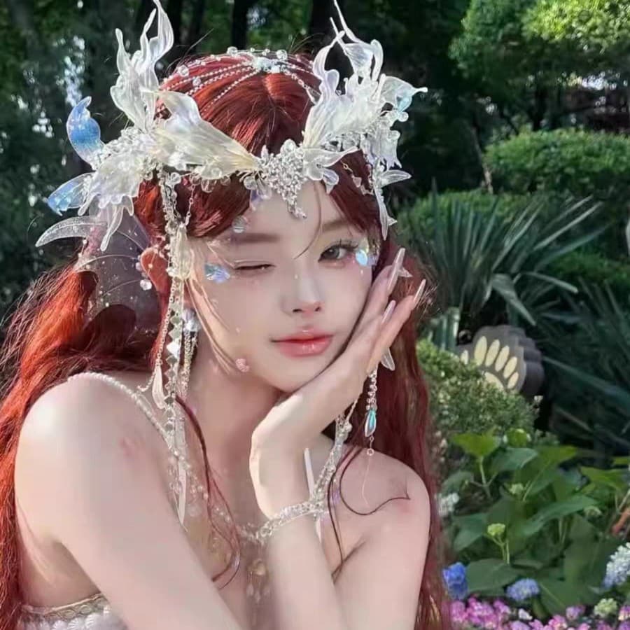 Mermaid Headpiece And Hair Accessory Set