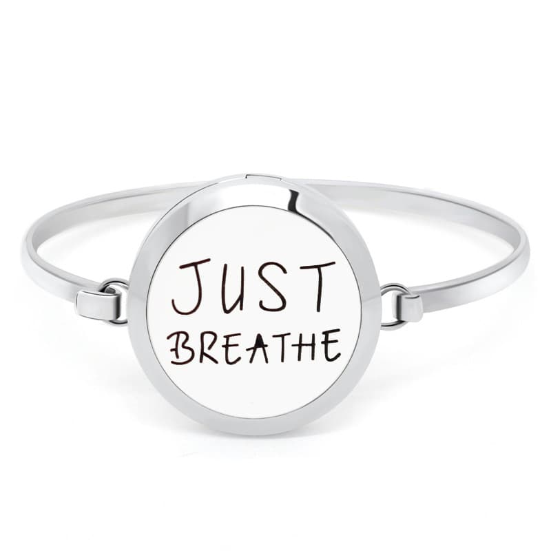 30mm Stainless Steel Hollowed-Out Essential Oil Aromatherapy Bracelet