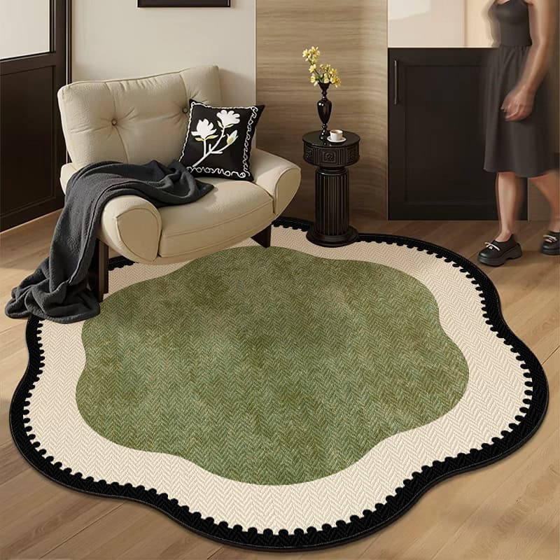 Retro-style Living Room Rug Slip-resistant Mat For Beanbag Chairs