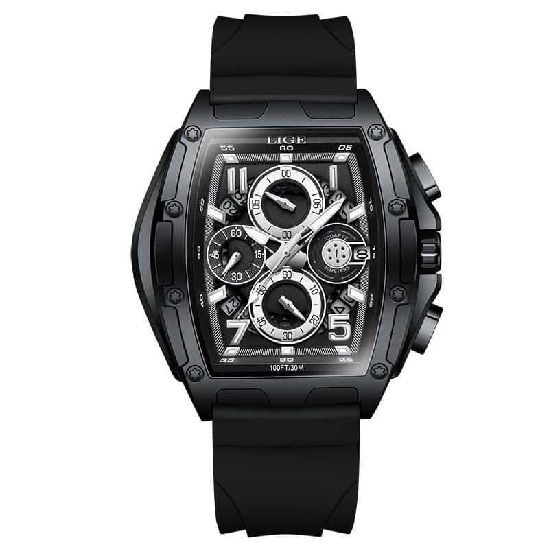 Men's Multifunctional Waterproof Calendar Watch