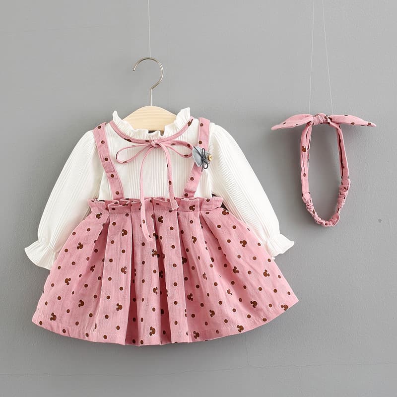 Princess Dress For Little Girls With A Headband Included
