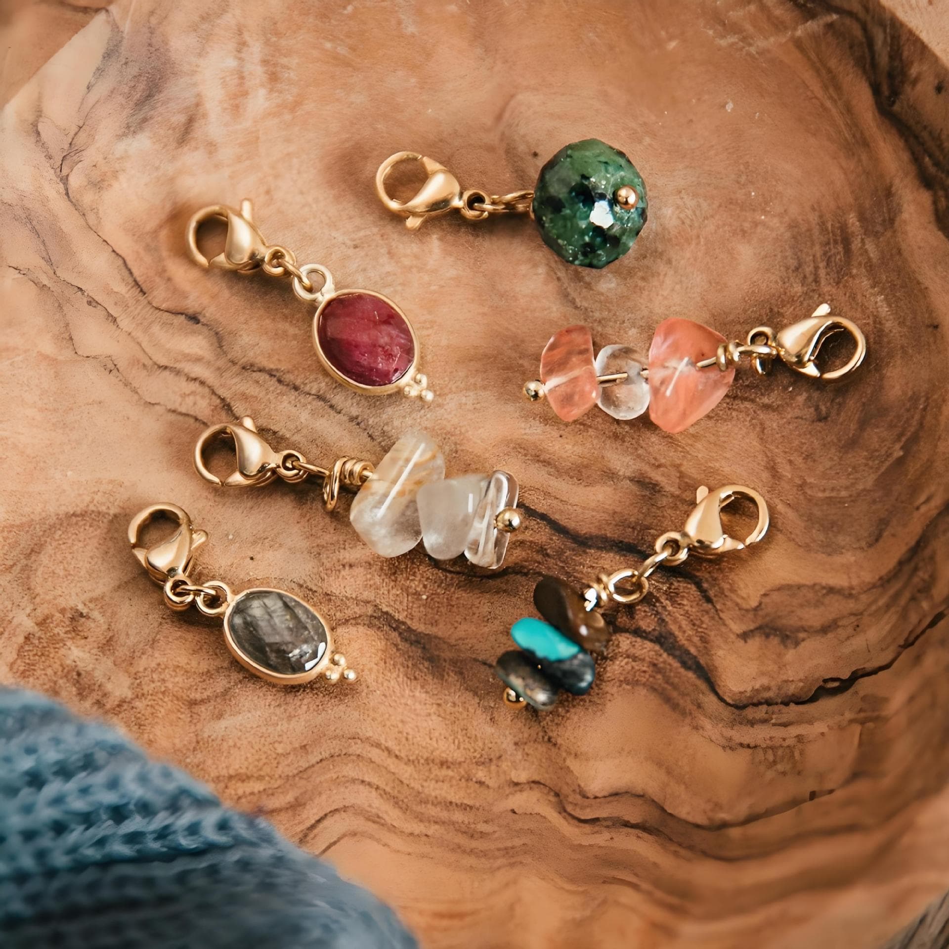 New Stainless Steel Pendant In A Colorful Stone Series