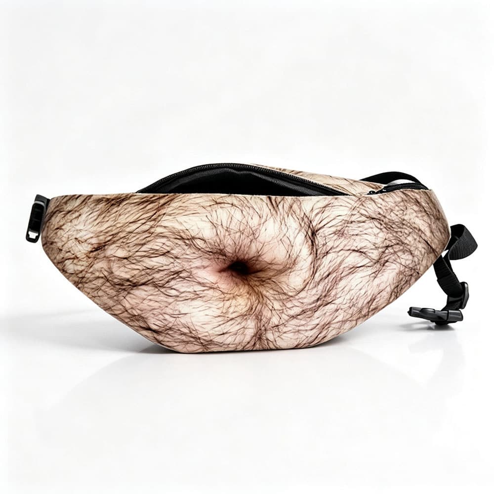 Personalized Belly Bag Funny Prank PU Synthetic Material