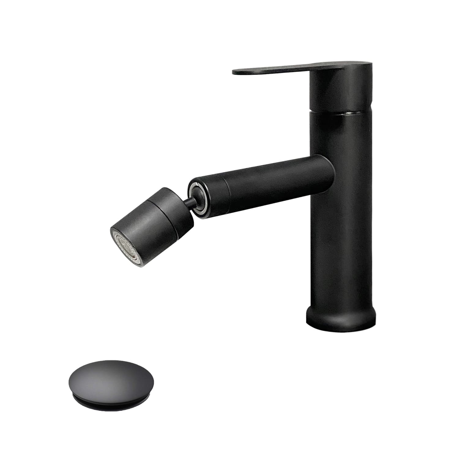 Single Handle Bathroom Sink Faucet with Pop-Up Drain (with Overflow)