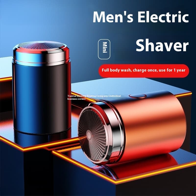 Mini Fully Washable Super Clean Portable Blade Men's Electric Shaver