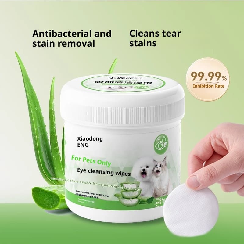 Pet Cleaning Tear Wipes Non-woven Fabric Eye Wipes