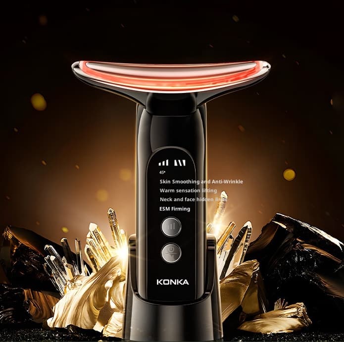 Multifunctional Hot Compress Vibration Massager For Removing Neck Wrinkles