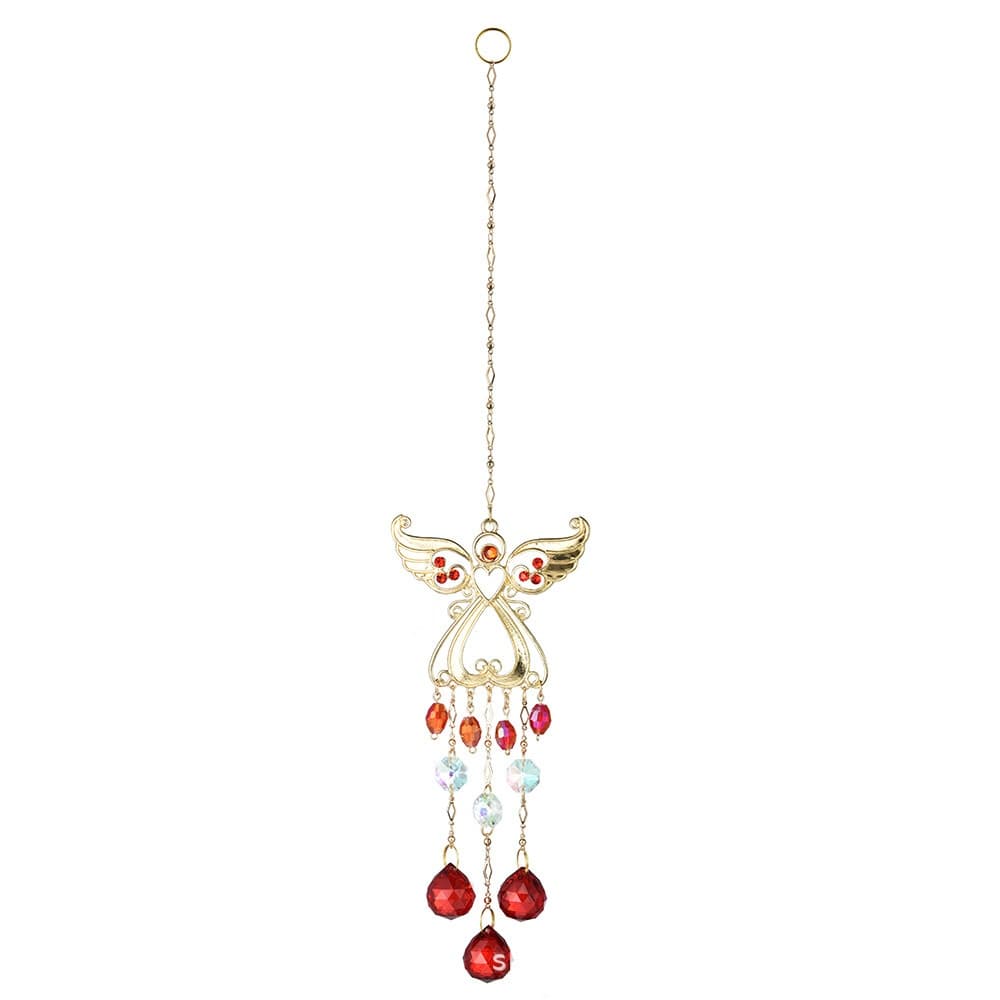 Multi-colored Angel Crystal Courtyard Light-capturing Ornaments For Balcony Windows