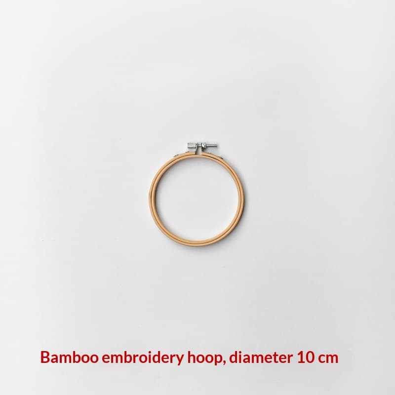DIY Chinese-style Round Bamboo Embroidery Hoop