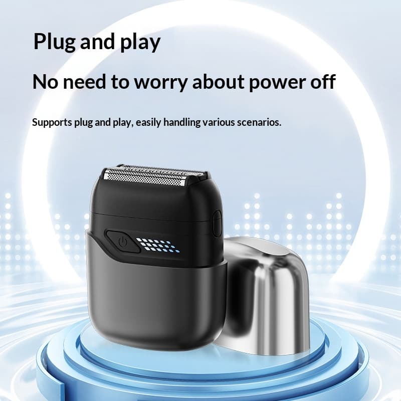 New AI Electric Shaver, Customized For Export, Wholesale Razor, Portable Mini All-Body Waterproof Fast-Charging Shaver