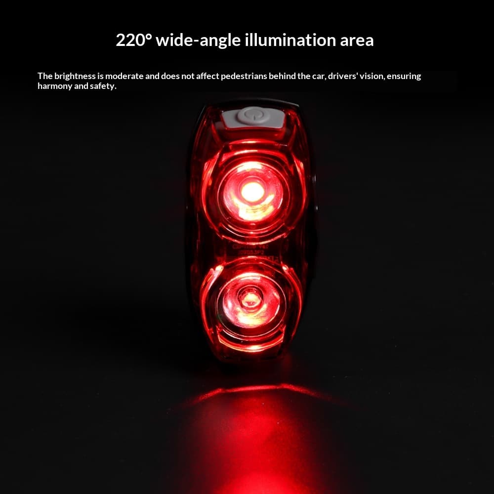 RAYPAL 2230 Bicycle Rear Light, Bike Dual-LED Tail Light, Warning Light, Cycling Gear