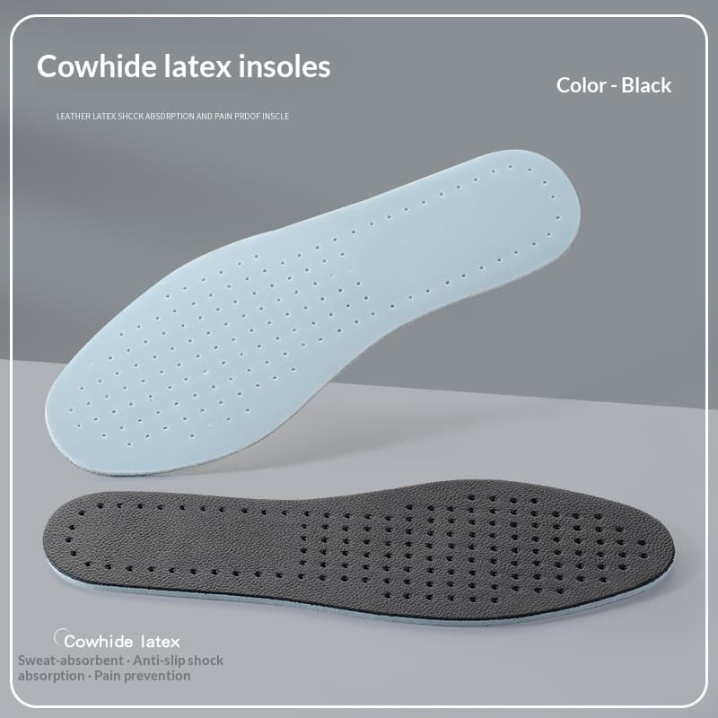 High-elastic Odor-resistant Leather Summer Thin Insoles