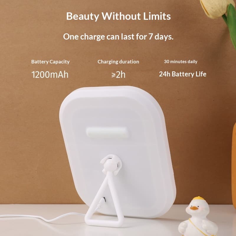 New Household Square Illuminated Makeup Mirror