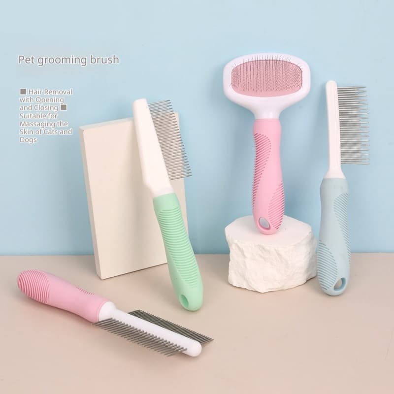 Cat Deshedding And Detangling Comb Dog Grooming And Cleaning Tool