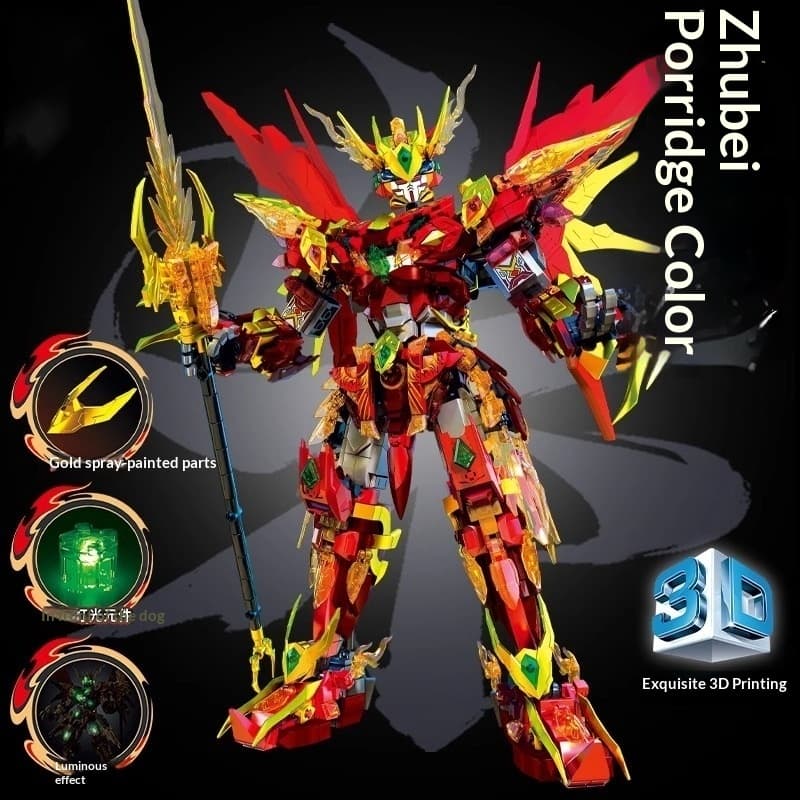 Zhuque Zhang Flying Mecha 62038 Chinese Building Block Assembly Toy