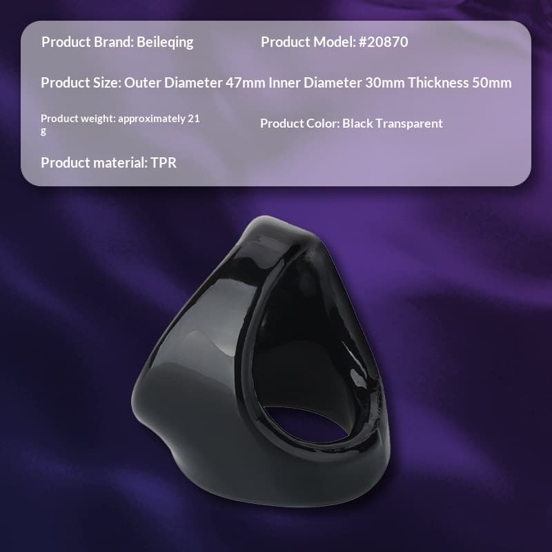 Mens TPR Long Lasting Cock Ring With Sheep Eye Design