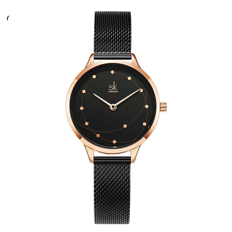 Sophisticated Quartz Watch, Minimalist And Elegant Womens Timepiece