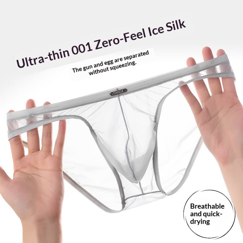 Mens Ice Silk Cooling Underwear